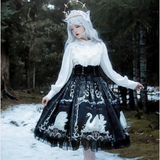 The Swan Lolita Style Skirt SK (LSK02)